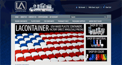 Desktop Screenshot of lacontainerstore.com
